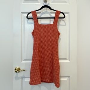 Free People - Coral Embroidered Mini Dress, NWT Size XS